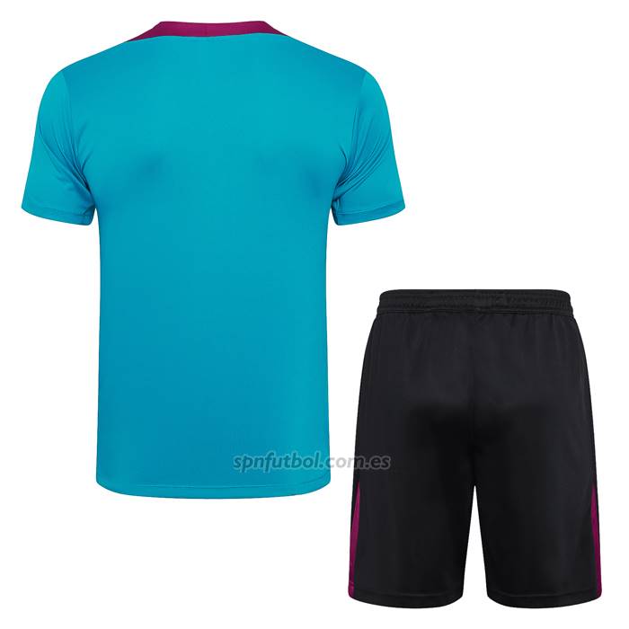 Chandal del Paris Saint-Germain Manga Corta 2024-2025 Verde - Pantalon Corto